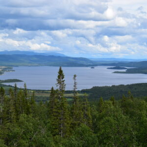 Utsikt over Kvesjøen fra Nonsfjellet