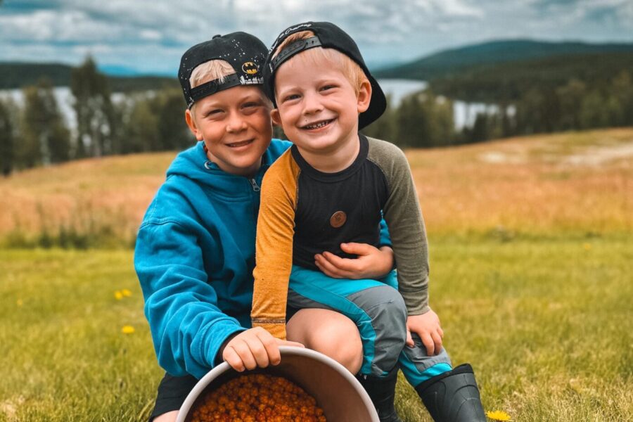 Familie på tur