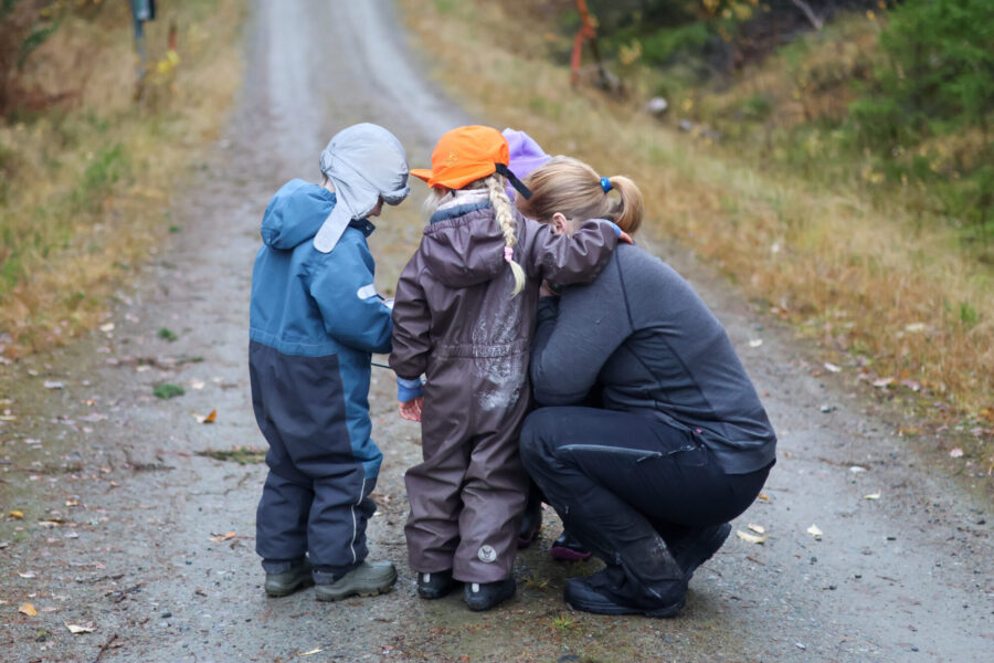 Sørli barnehage på harejakt
