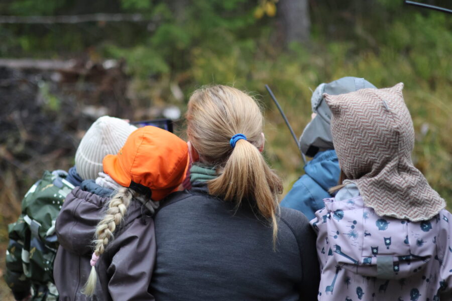 Sørli barnehage på harejakt