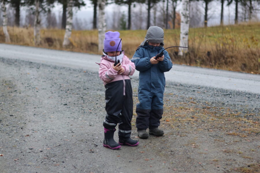 Sørli barnehage på harejakt