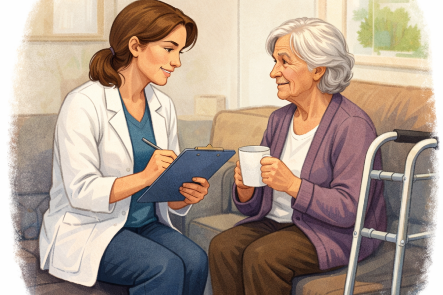 Illustrasjon ergoterapi