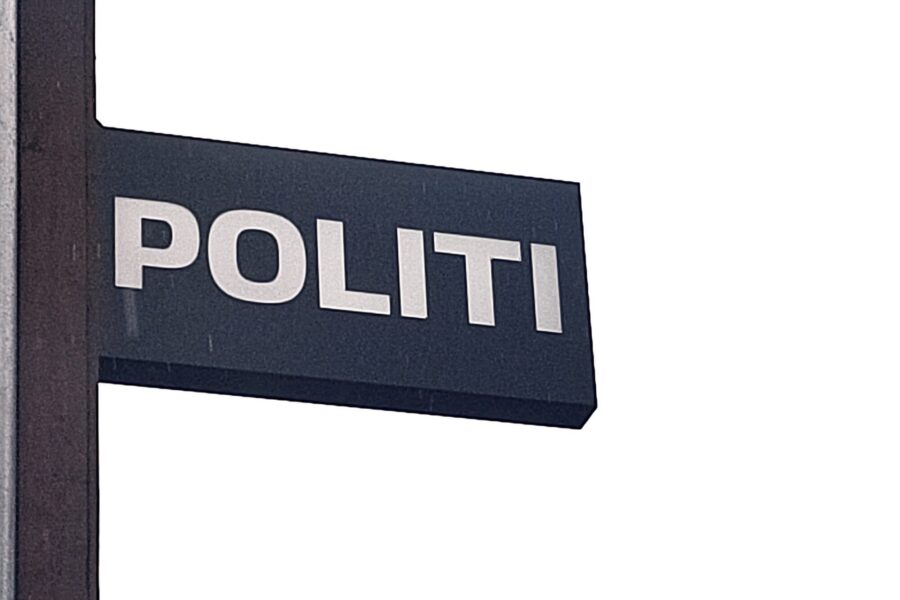Politi skilt
